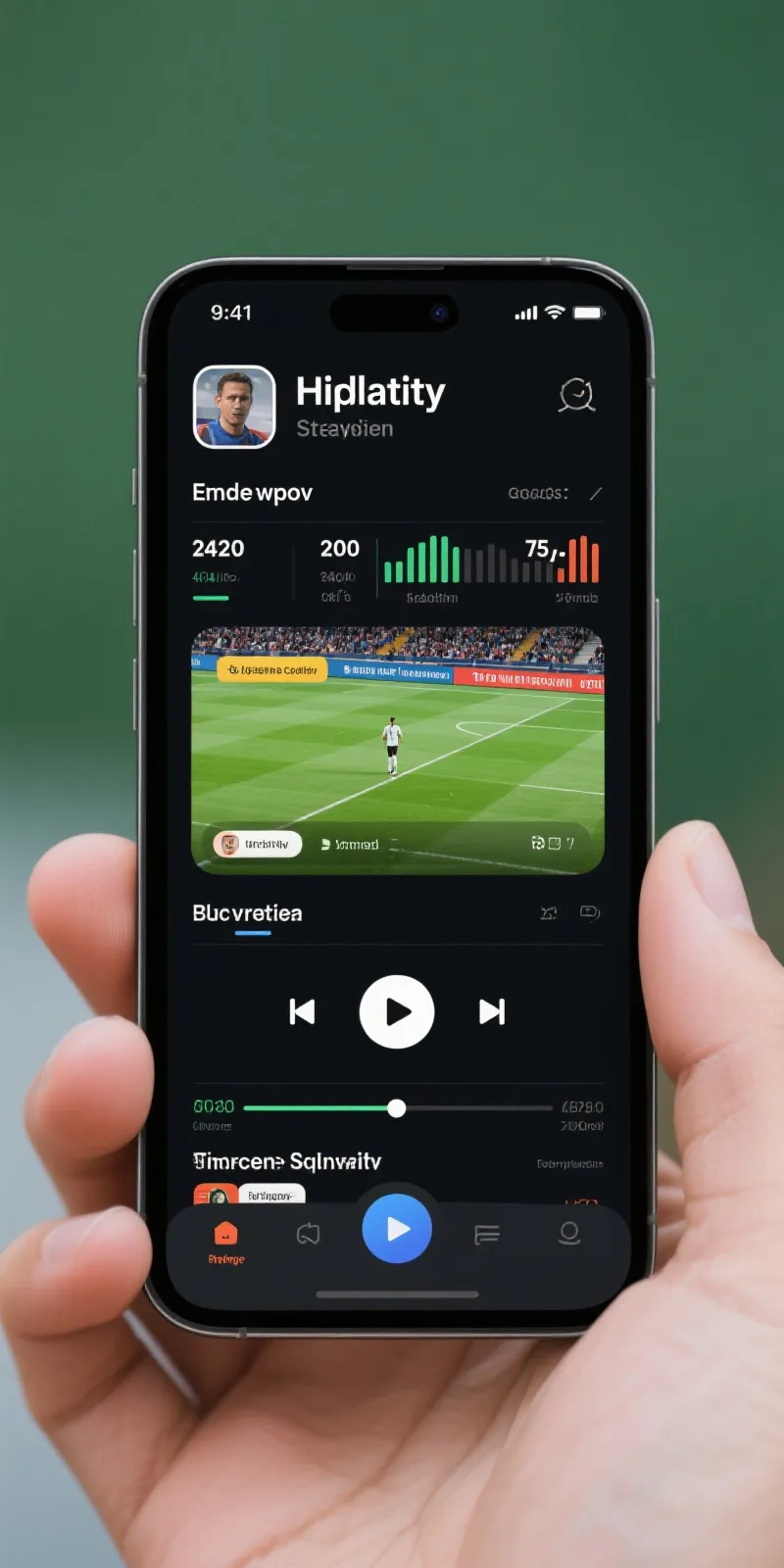 移动端观赛界面